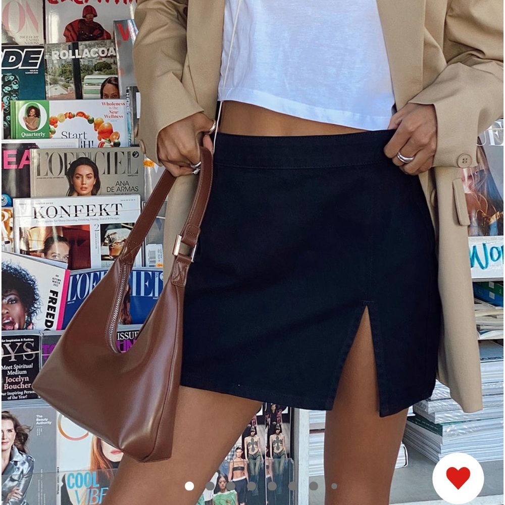 Princess Polly Lola Mini skirt 00/XXS black